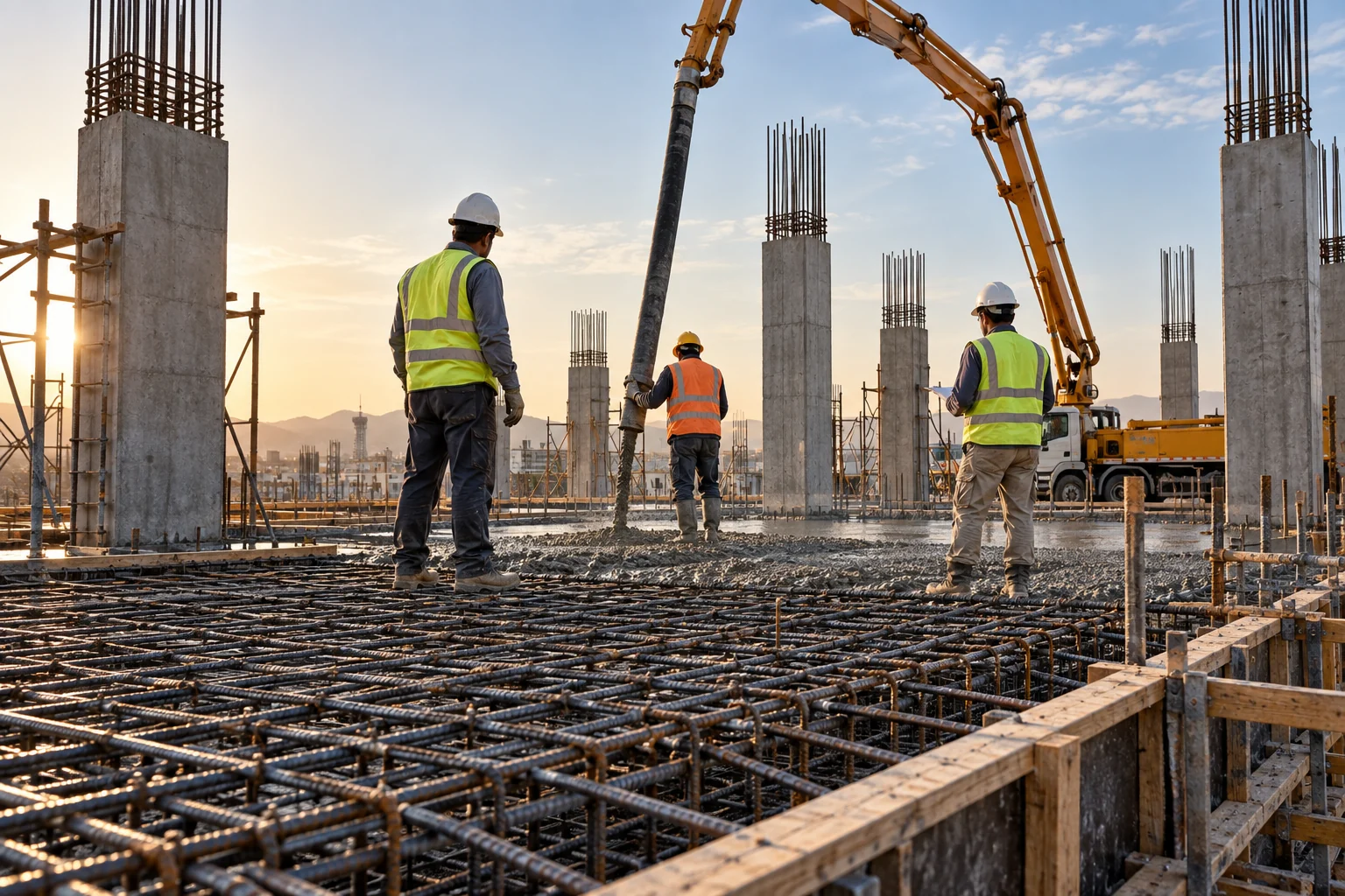 Illustrative reinforced concrete work